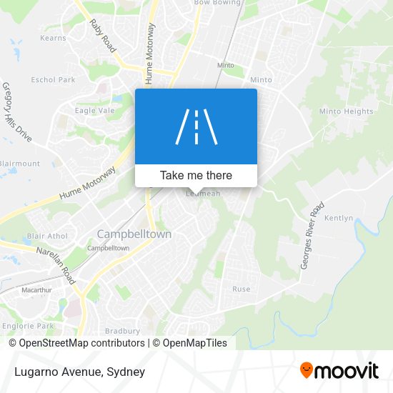 Lugarno Avenue map