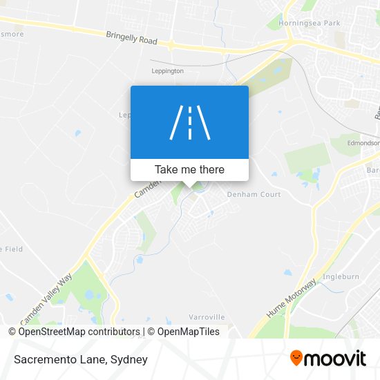 Sacremento Lane map
