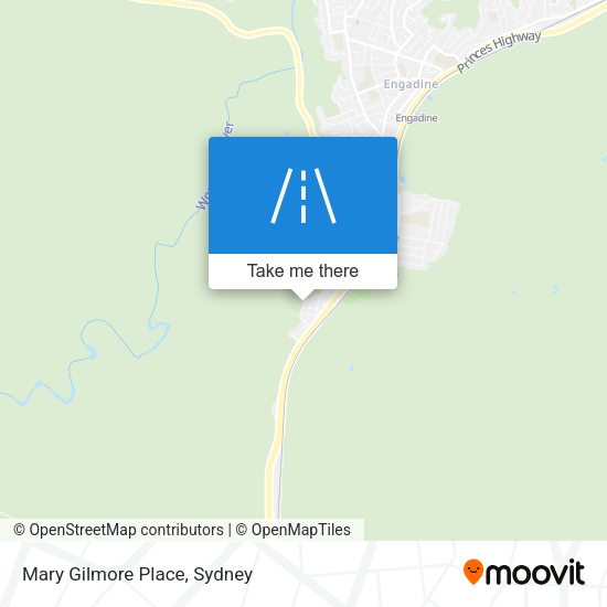 Mary Gilmore Place map