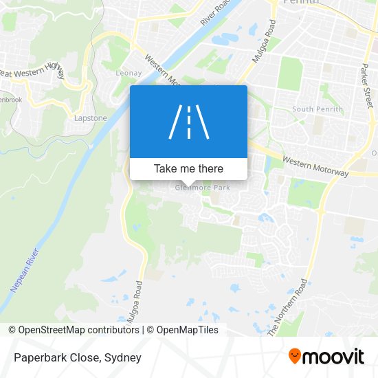 Paperbark Close map