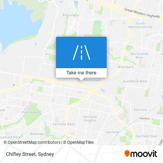 Chifley Street map