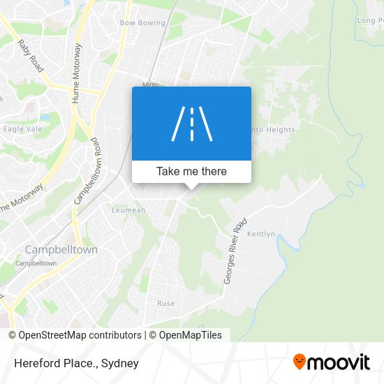 Hereford Place. map