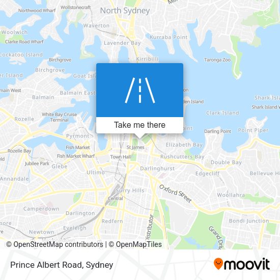 Prince Albert Road map