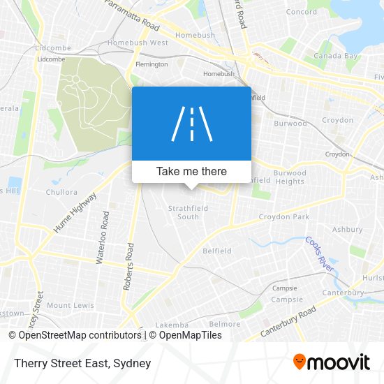 Therry Street East map