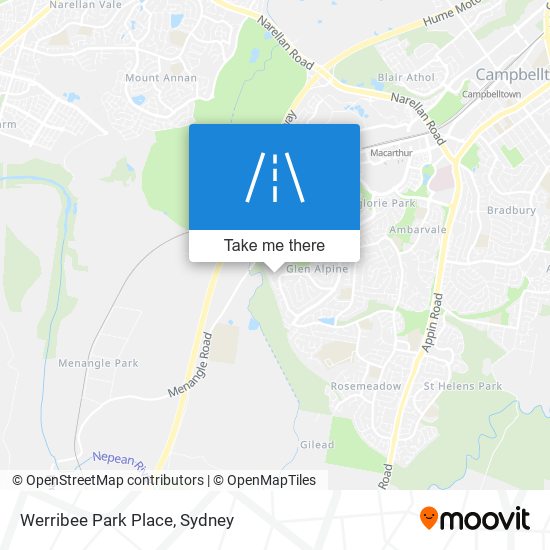 Mapa Werribee Park Place