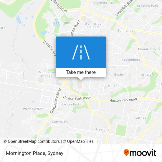 Mornington Place map