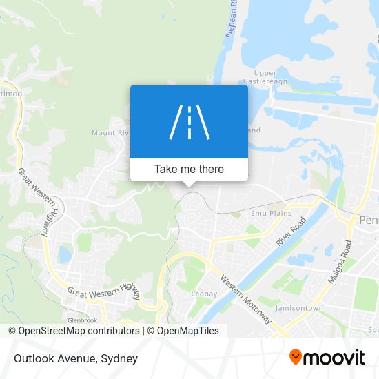 Outlook Avenue map