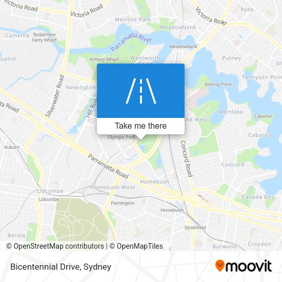 Bicentennial Drive map