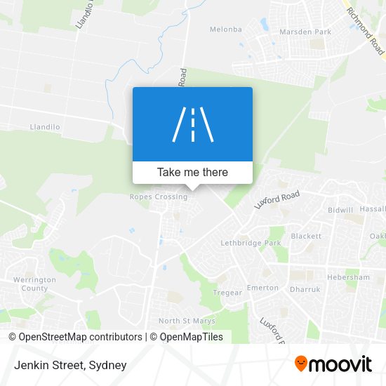 Jenkin Street map