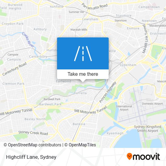 Highcliff Lane map