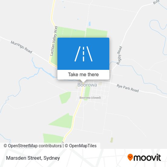 Marsden Street map