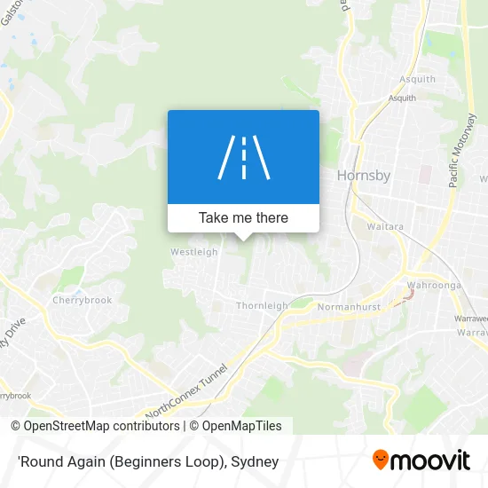 Mapa 'Round Again (Beginners Loop)