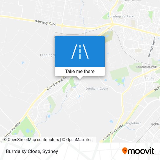 Burrdaisy Close map