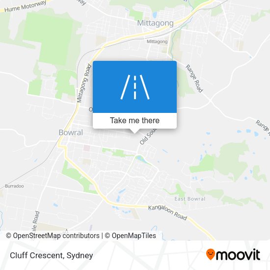 Cluff Crescent map