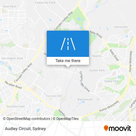 Audley Circuit map