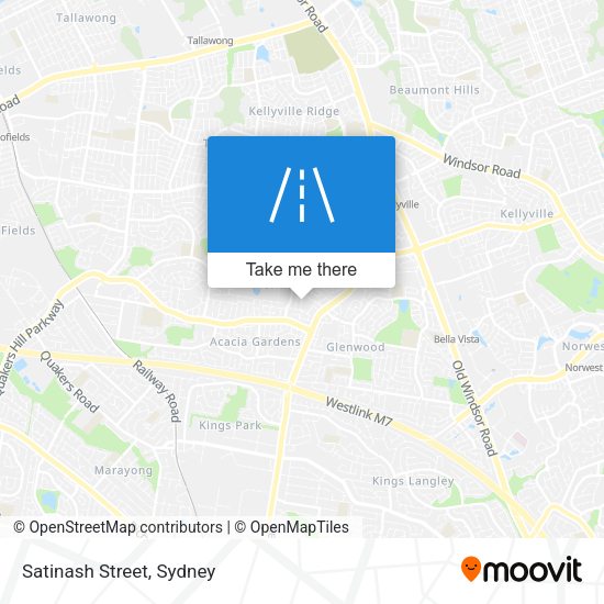 Satinash Street map