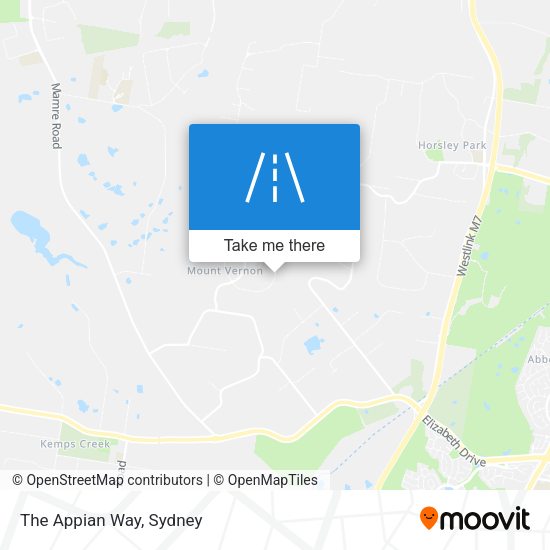 The Appian Way map