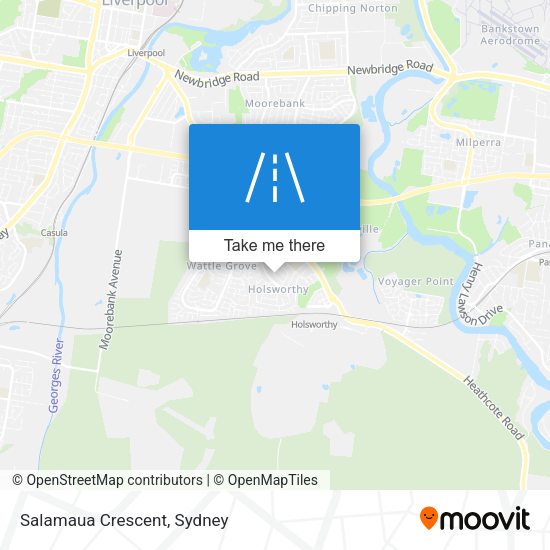 Salamaua Crescent map