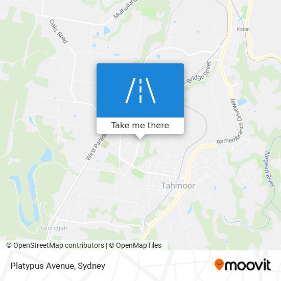 Mapa Platypus Avenue