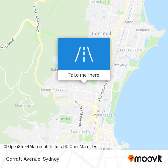 Garratt Avenue map