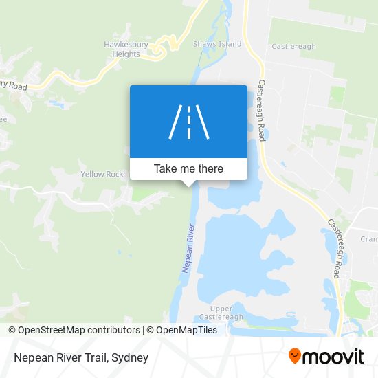 Nepean River Trail map