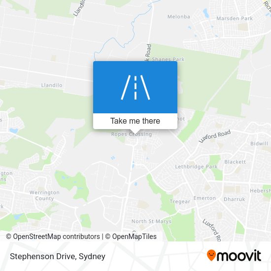 Stephenson Drive map