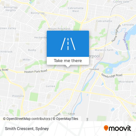 Smith Crescent map