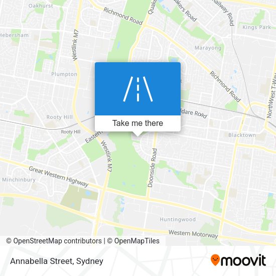 Annabella Street map