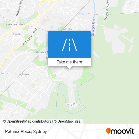 Petunia Place map