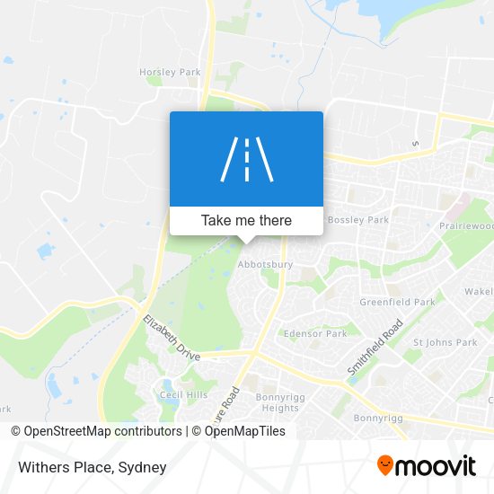 Withers Place map