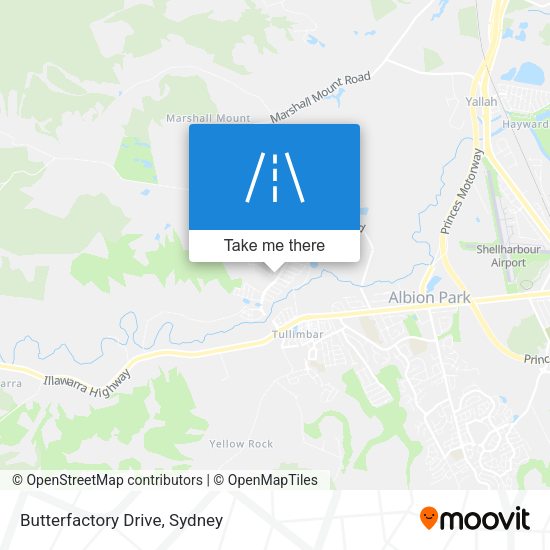 Butterfactory Drive map