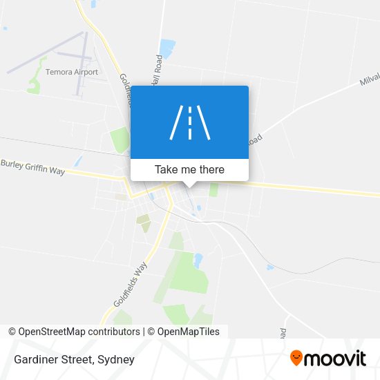 Gardiner Street map