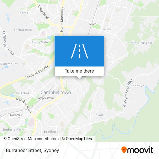 Burraneer Street map