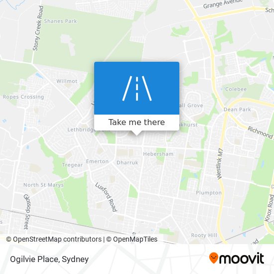 Ogilvie Place map