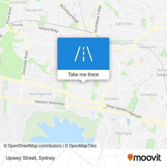 Upwey Street map