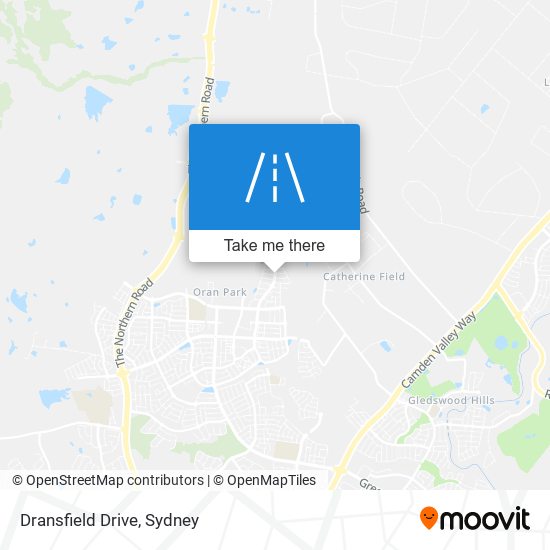 Mapa Dransfield Drive