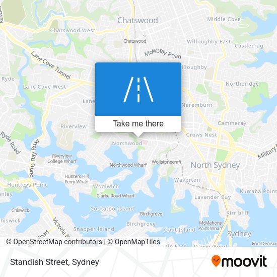 Standish Street map