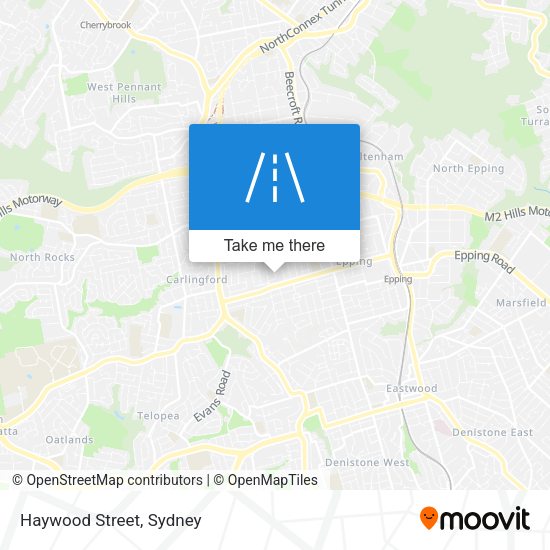 Haywood Street map
