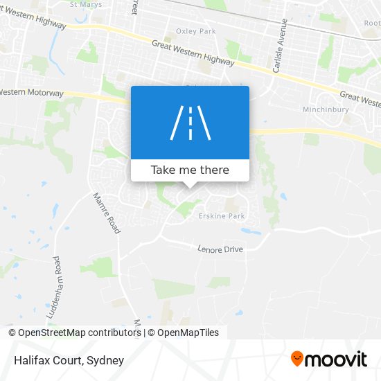 Halifax Court map