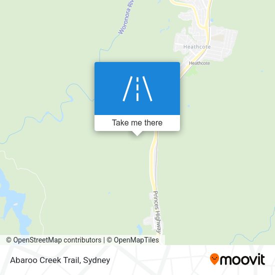 Abaroo Creek Trail map