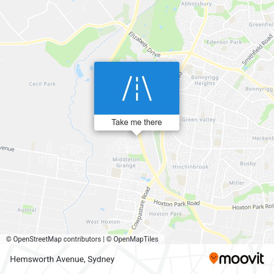 Hemsworth Avenue map