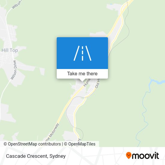 Cascade Crescent map