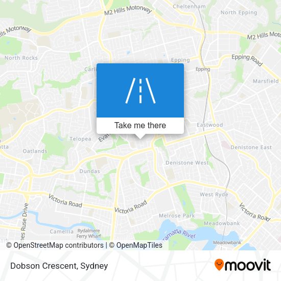 Dobson Crescent map