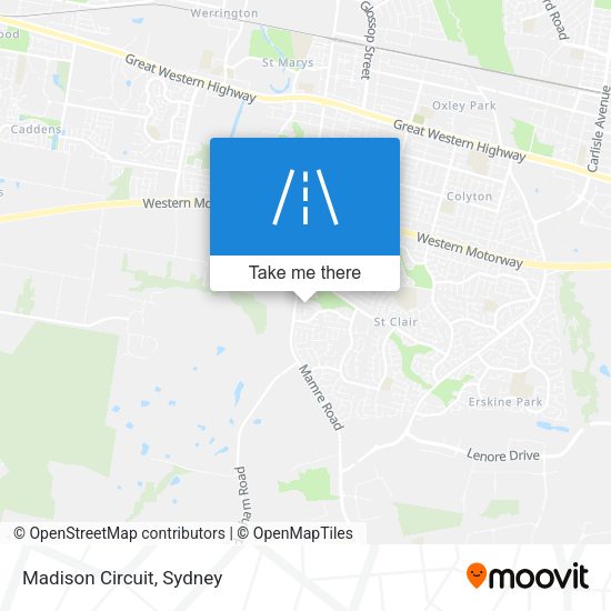 Madison Circuit map