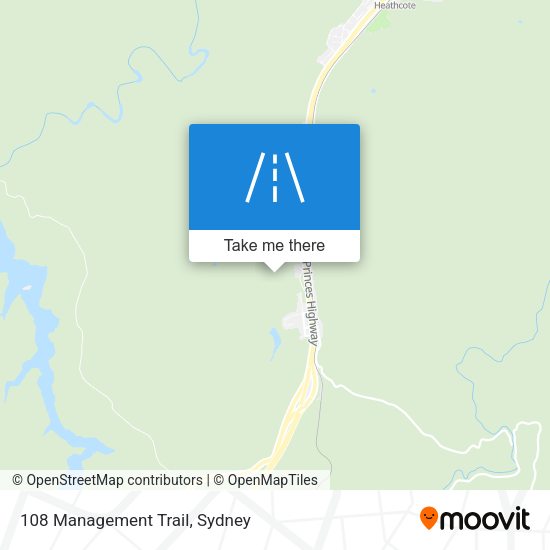 108 Management Trail map