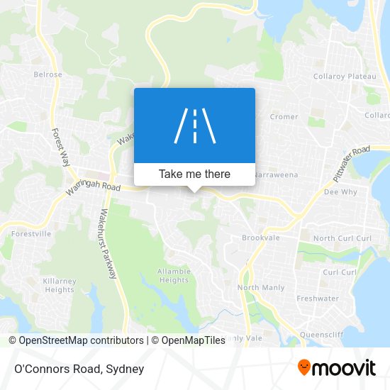 O'Connors Road map