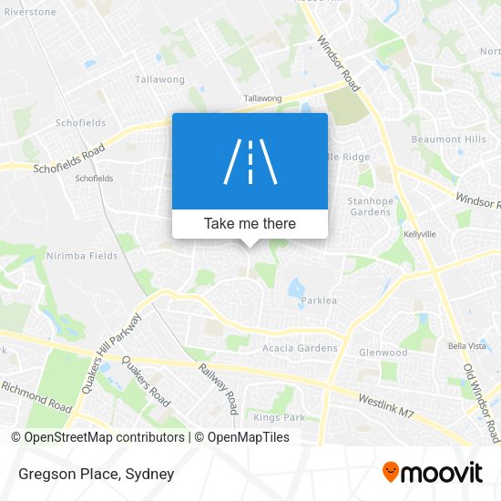 Gregson Place map