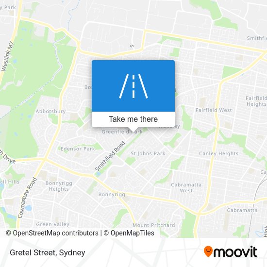 Gretel Street map