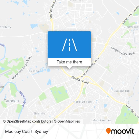 Macleay Court map