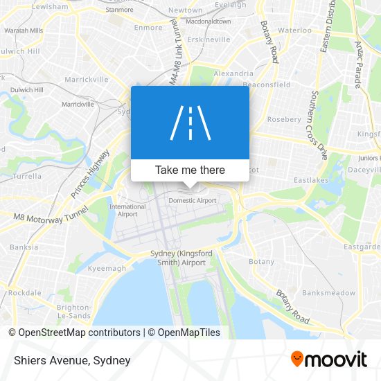 Shiers Avenue map